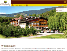 Tablet Screenshot of floetscherhof.com